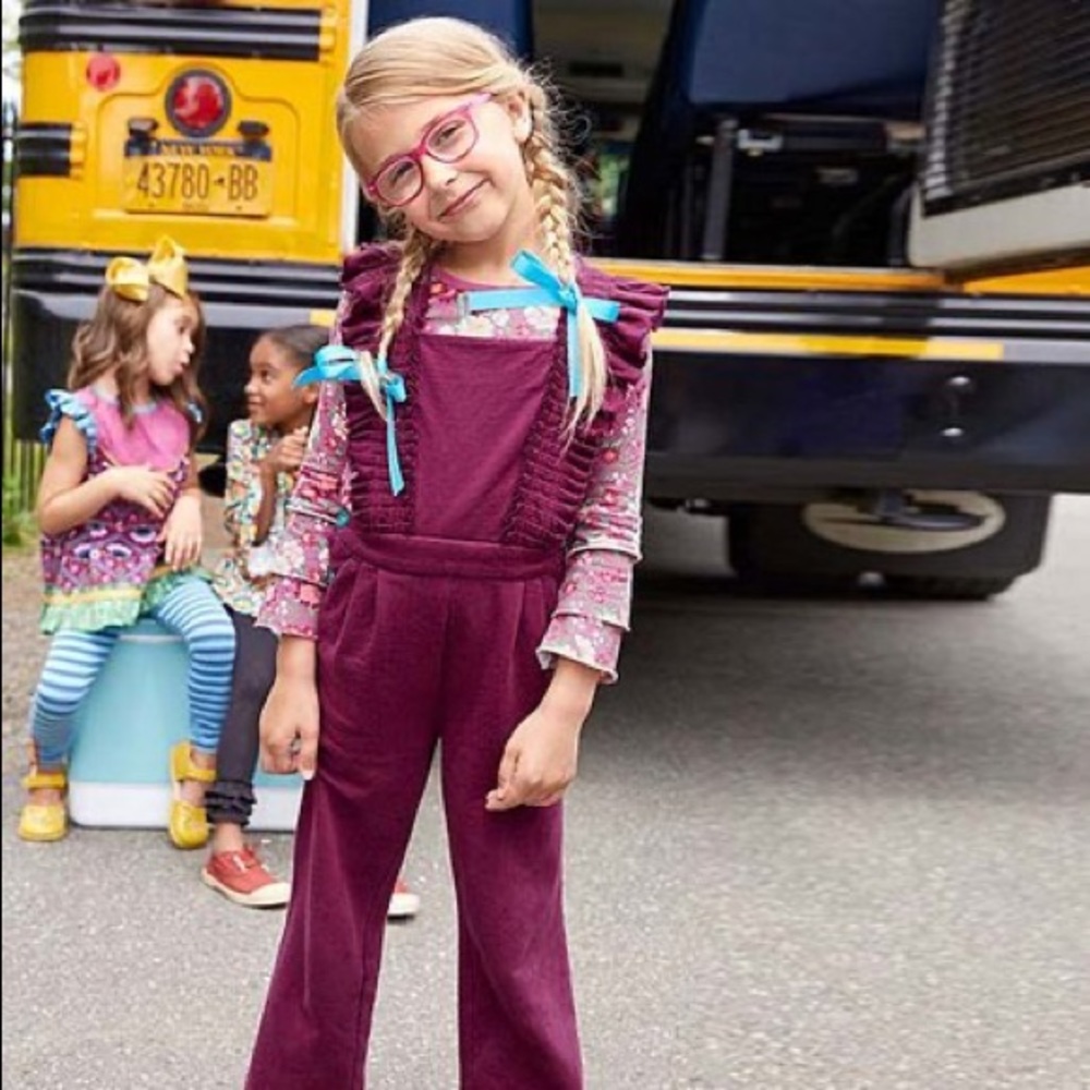 Matilda Jane Science Central Overalls Size 12 NWT